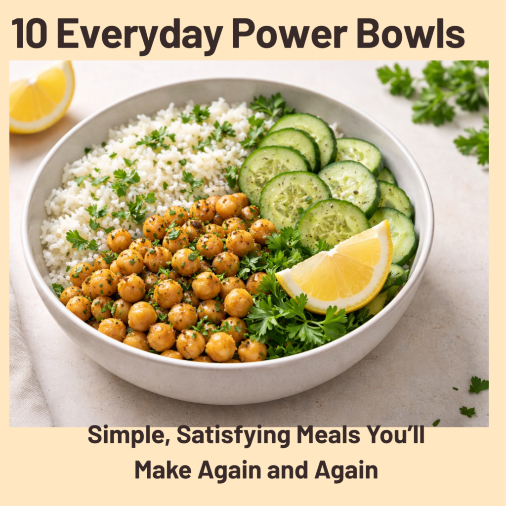 10 Everyday Power Bowls e-book cover.